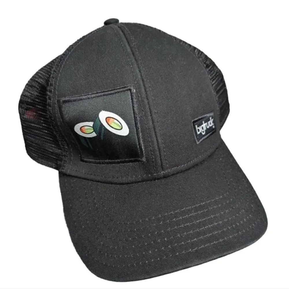 Big Truck Black sushi roll mens unisex cap baseball trucker hat snapback rare